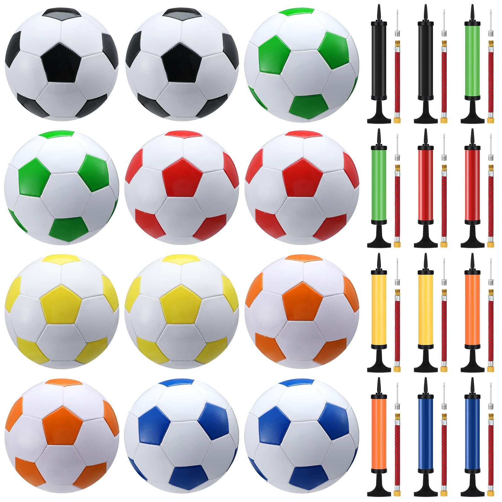 Leyndo Deflated Soccer Balls Size 5 Bulk