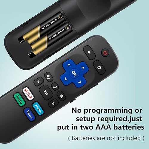 Miniatura 6 de (Pack of 2) Replacement Remote Control Compatible for Roku TV,for TCL Roku/for Hisense Roku/for Onn Roku(Not for Roku Stick,Box and Players)