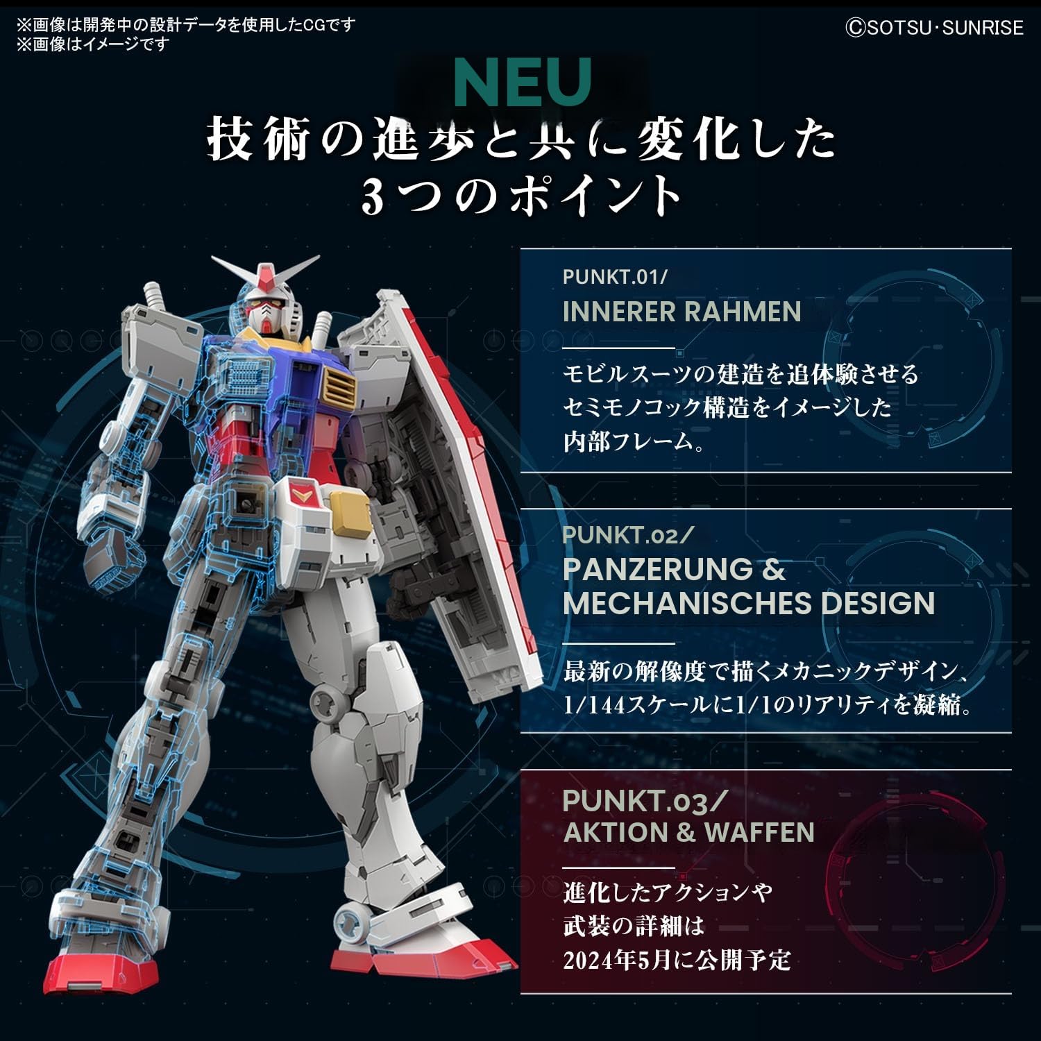 Gundam - RG 1/144 RX-78-2 Gundam Ver. 2.0 - Model Kit