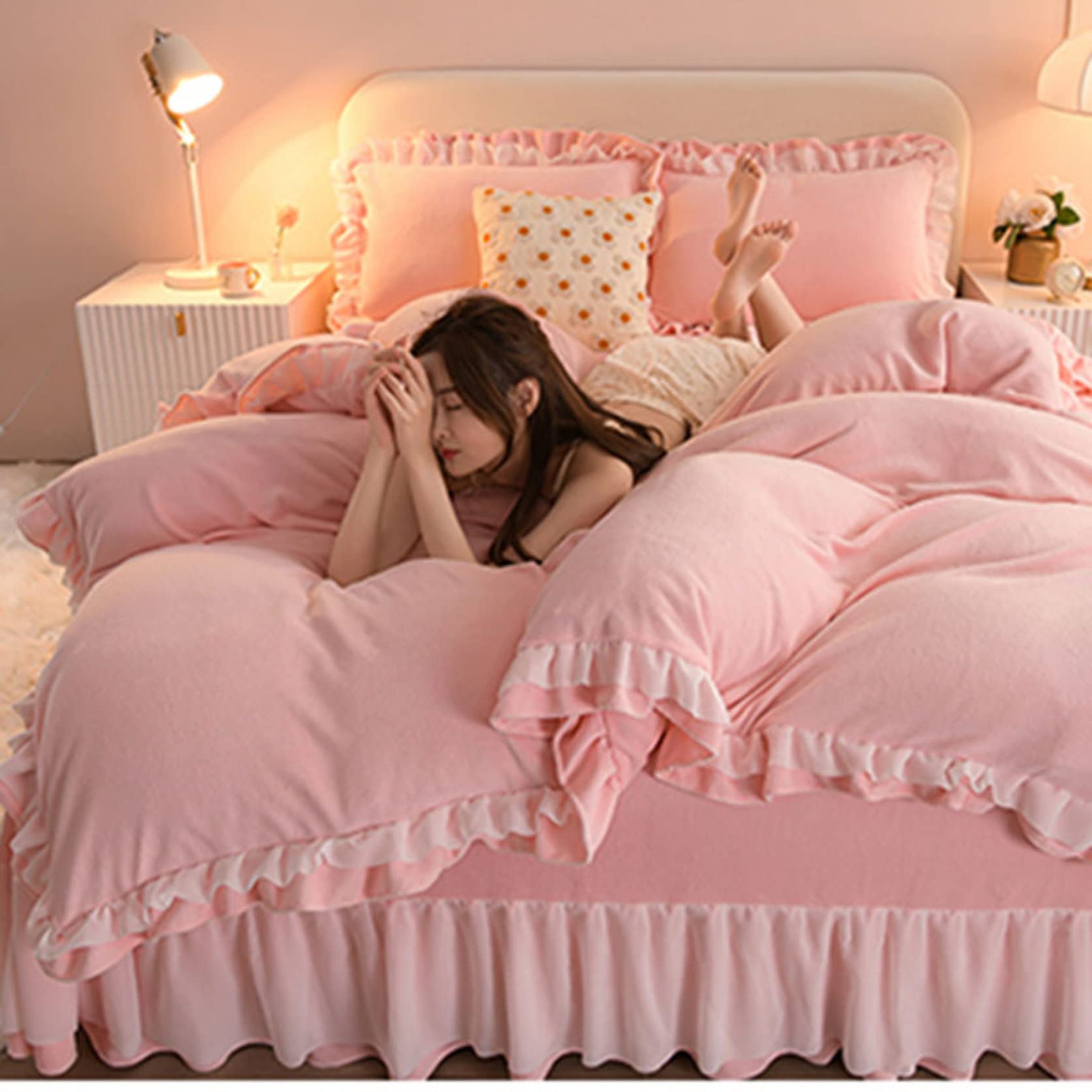 ZS2L7] あったか 掛け布団カバー シングル 布団カバー 4点セット