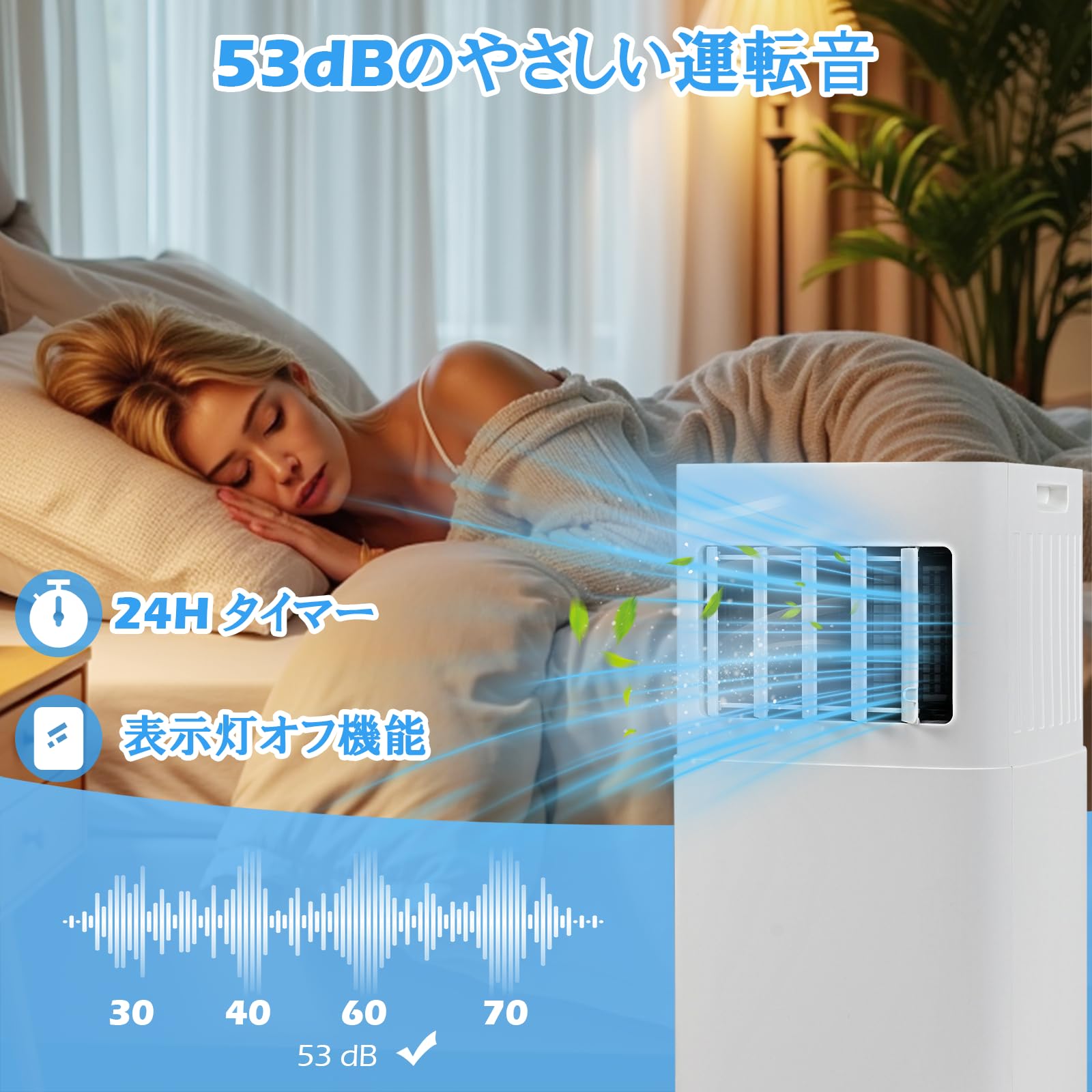 Amazon | 【工事不要】スポットクーラー 2.0kW 冷房・除湿一体 2段階