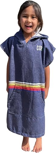 Miniatura 3 de COR - Bata de toalla poncho unisex para niños de 3 a 10 años (Knightrider)