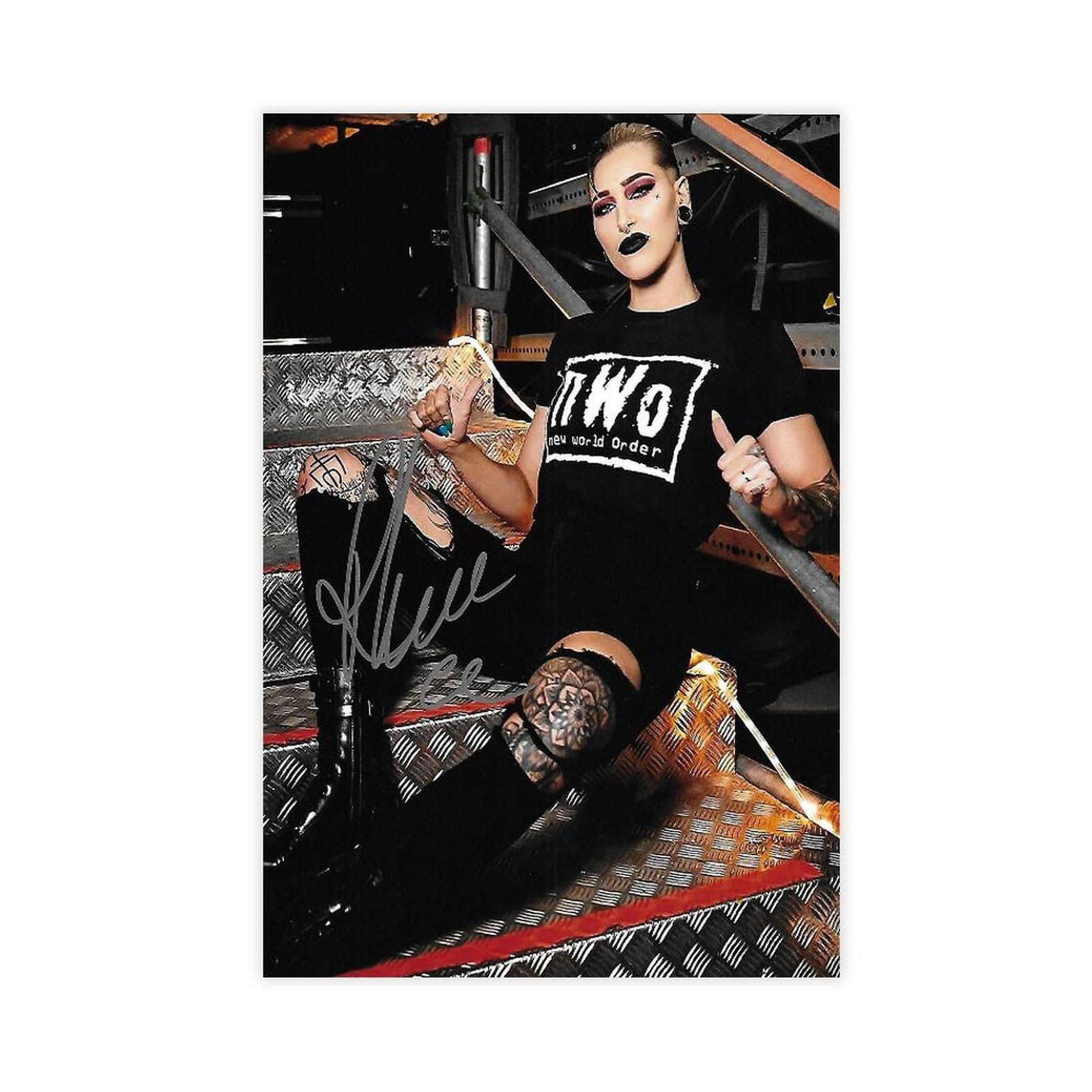 Hgklbg Unframe-Style Wrestler Rhea Ripley Poster Canvas Poster Bedroom Decor Gift