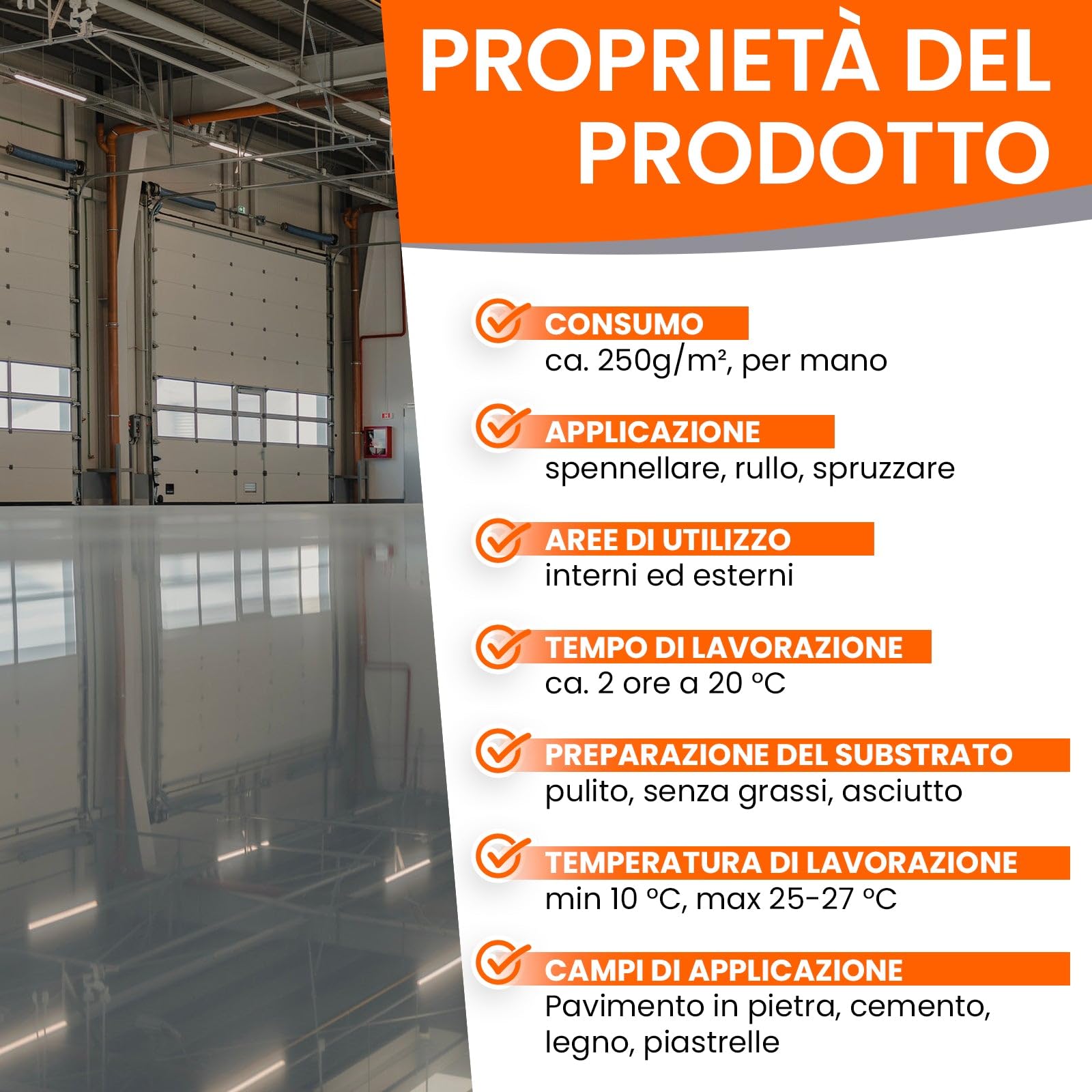Sigillante PU bicomponente incolore lucido 5kg per esterni e interni I Resistente ai raggi UV e all'acqua I Vernice per pavimenti in legno, cemento, piastrelle, pietra, metallo - BEKATEQ LS-735