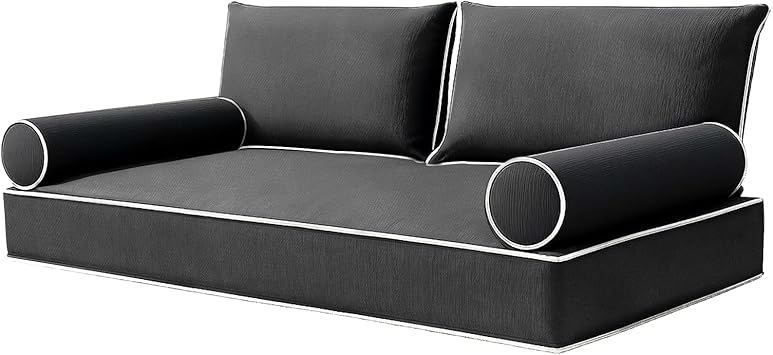 Olefin Twin Outdoor Mattress Daybed Cushion Set