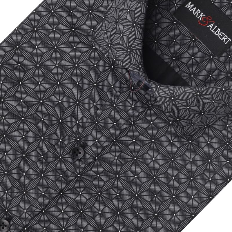 Image of MARK & ALBERT Mens Half Sleeves Printed Shirt