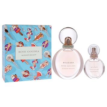 Bvlgari Rose Goldea Blossom Delight for Women - 2 Pc Gift Set 2.5oz EDP Spray, 0.5oz EDP Spray