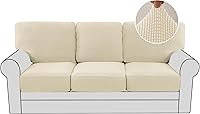 Vista 263 de H.VERSAILTEX Multi-Pieces Sofa Covers Stretch Couch Covers Form Fitted Seats and Back Cushions Covers