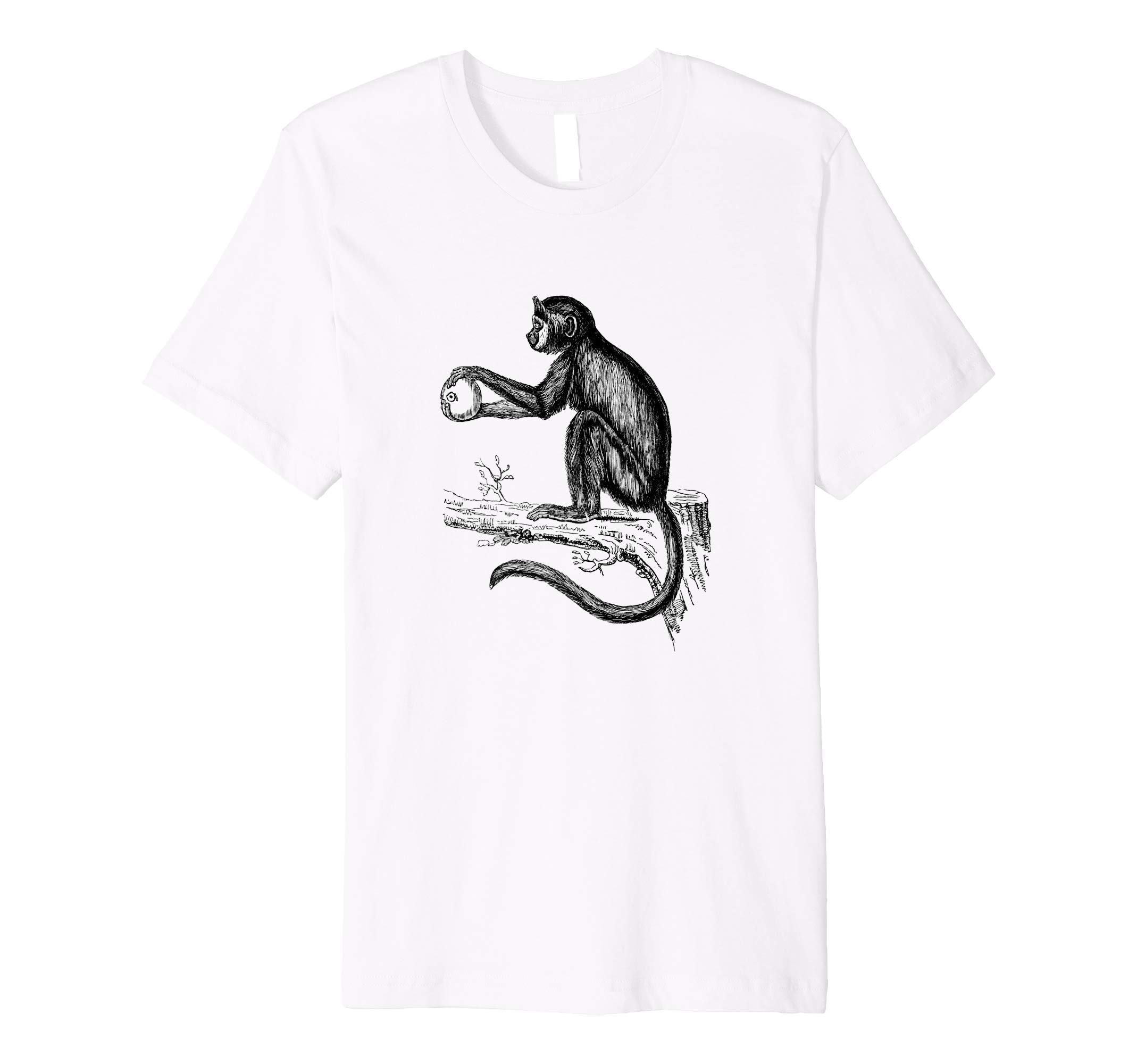 Vintage Sajou Monkey Print Premium T-Shirt