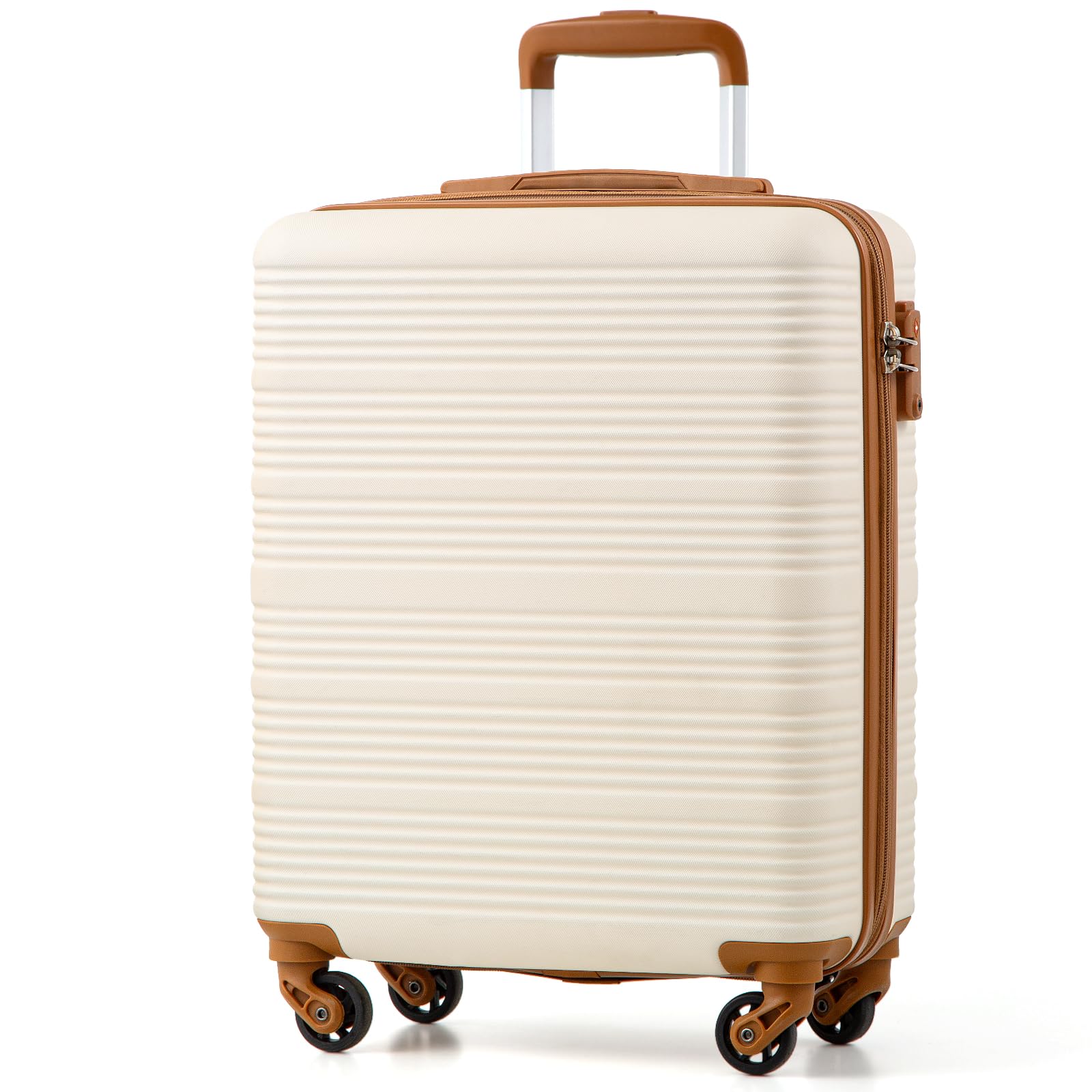 COOLIFE Kabinenkoffer 55X35X20cm für Ryanair Fluggesellschaft Handgepäck Kabinengepäck Hartschlagenkoffer Leichtgewicht mit TSA-Schloss und 4 Spinner-Rädern