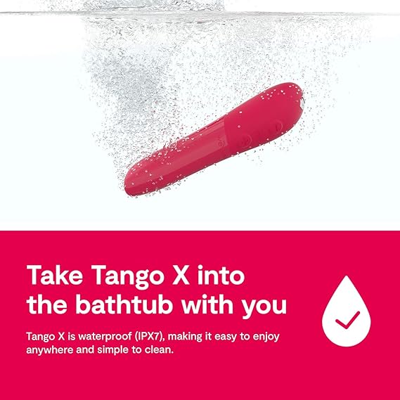 We-Vibe Tango- vibrador de viaje con lubricante exclusivo, 8 ...