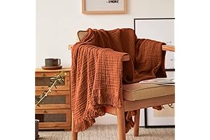 Simple & Opulence Orange Throw Blanket