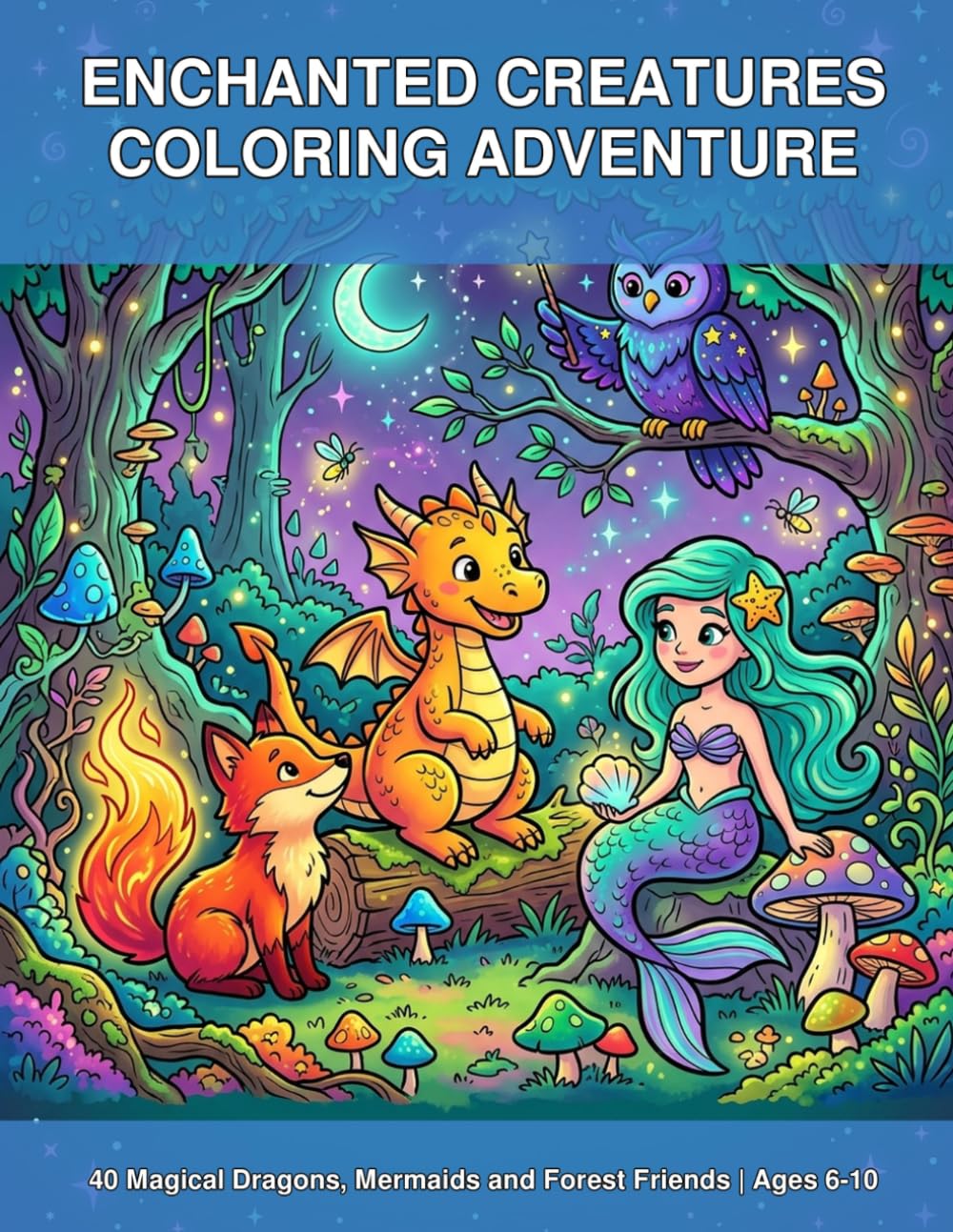 Enchanted Creatures Coloring Adventure