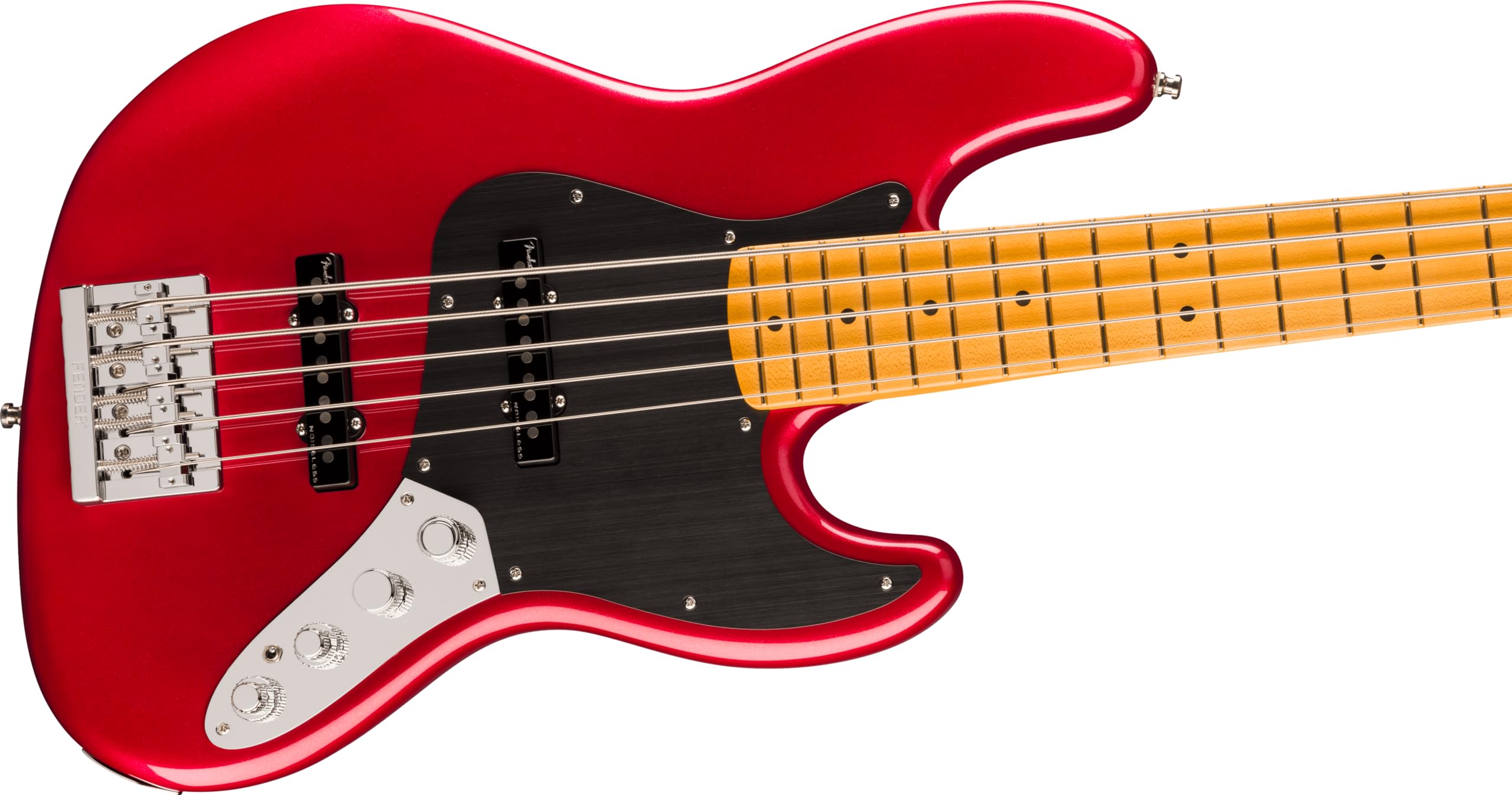 Amazon.com: Fender American Ultra II Jazz Bass V - Rojo siniestro