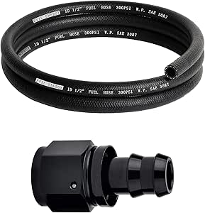 Amazon.com: EVIL ENERGY 1/2 Fuel Hose Line Push Lock SAE 30R7 NBR 25FT ...
