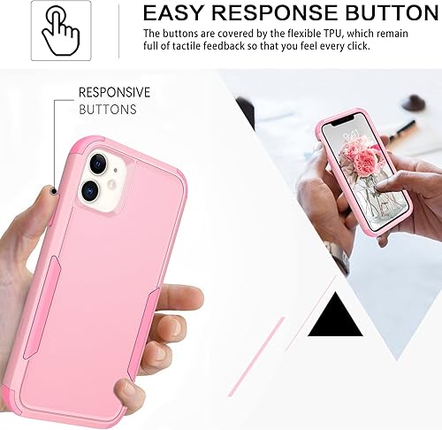 Miniatura 4 de BENTOBEN Funda para iPhone 11, funda para teléfono iPhone 11, resistente 3 en 1, cuerpo completo, resistente, a prueba de golpes, híbrida de