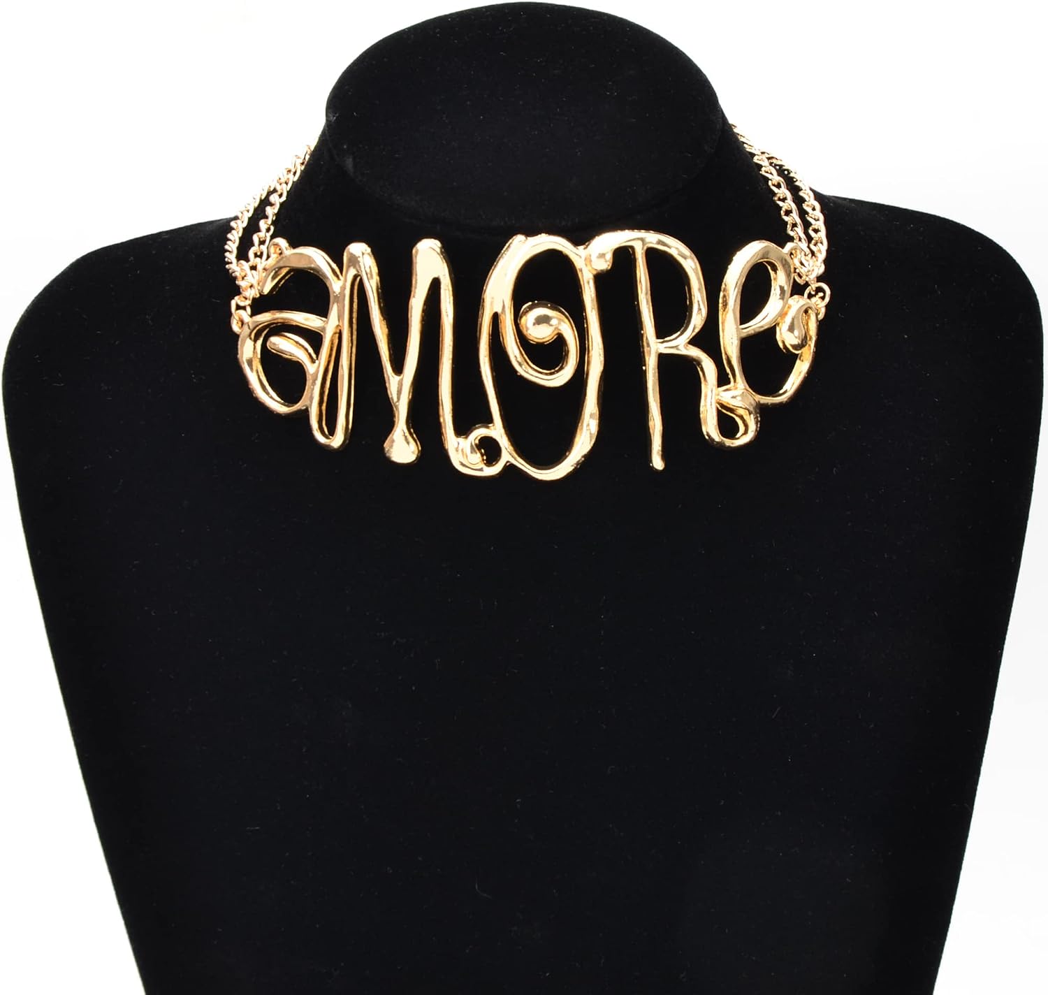 Jerollin Personality Exaggerated Alloy Hollow Collar bone Choker necklace