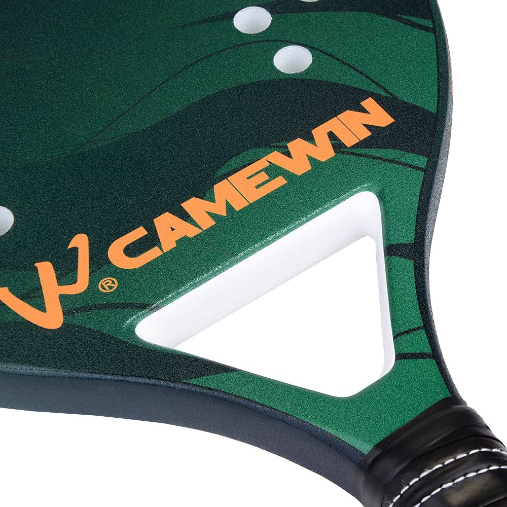 Racchetta da tennis da spiaggia in fibra di carbonio Grit Face EVA Memory Foam Core Beach Tennis Paddle Racchetta con custodia