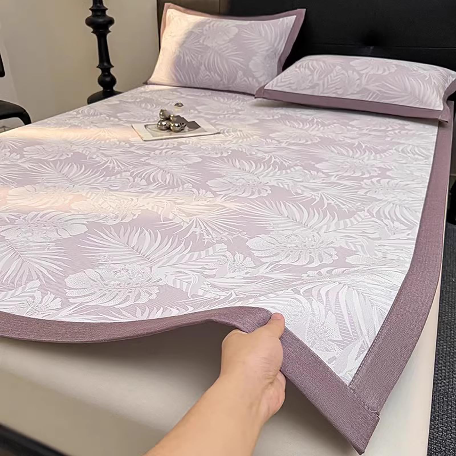 Esterilla de seda de hielo para sudoración nocturna y calor en cama de 120x200 cm