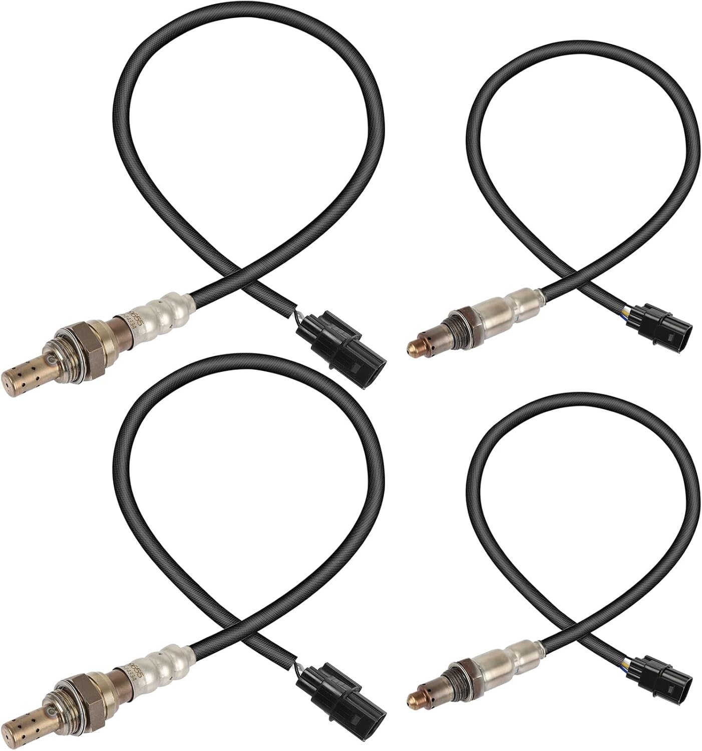 4PCS O2 Sensor Upstream Downstream Oxygen Sensor Set of 4 for Honda Accord 2010-2014 3.5L for Pilot 2009-2013 for Odyssey 2011-2013 for Ridgeline Crosstour for Acura TL TSX Replace 36542-R70-A01