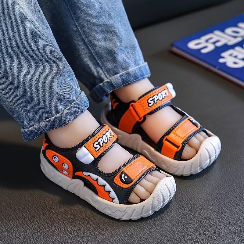 Kids Boy Anti Collision Fashion Outdoor Sandals for Summer Sport Walking Running School4