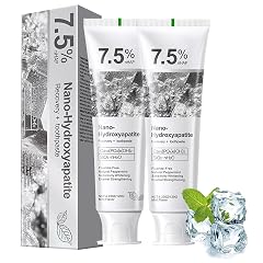 7 5 Nano Hydroxyapatite Toothpaste Advanced Enamel Protection Deep Cleaning Fluoride-Free Formula with Gentle Mint Freshens Breath for