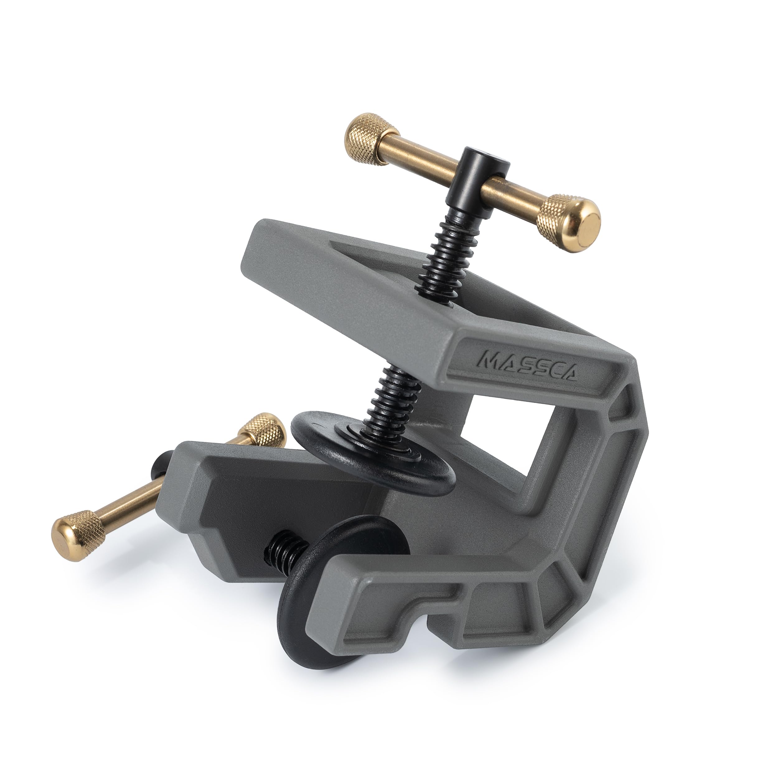 Massca Dual Action Case Clamp – Frameless Cabinet Clamp for 3D Alignment, Cabinet Installation Tool for Kitchen & Bath Cabinets, Commercial Casework, Closets & Garage Systems, Woodworking Clamp