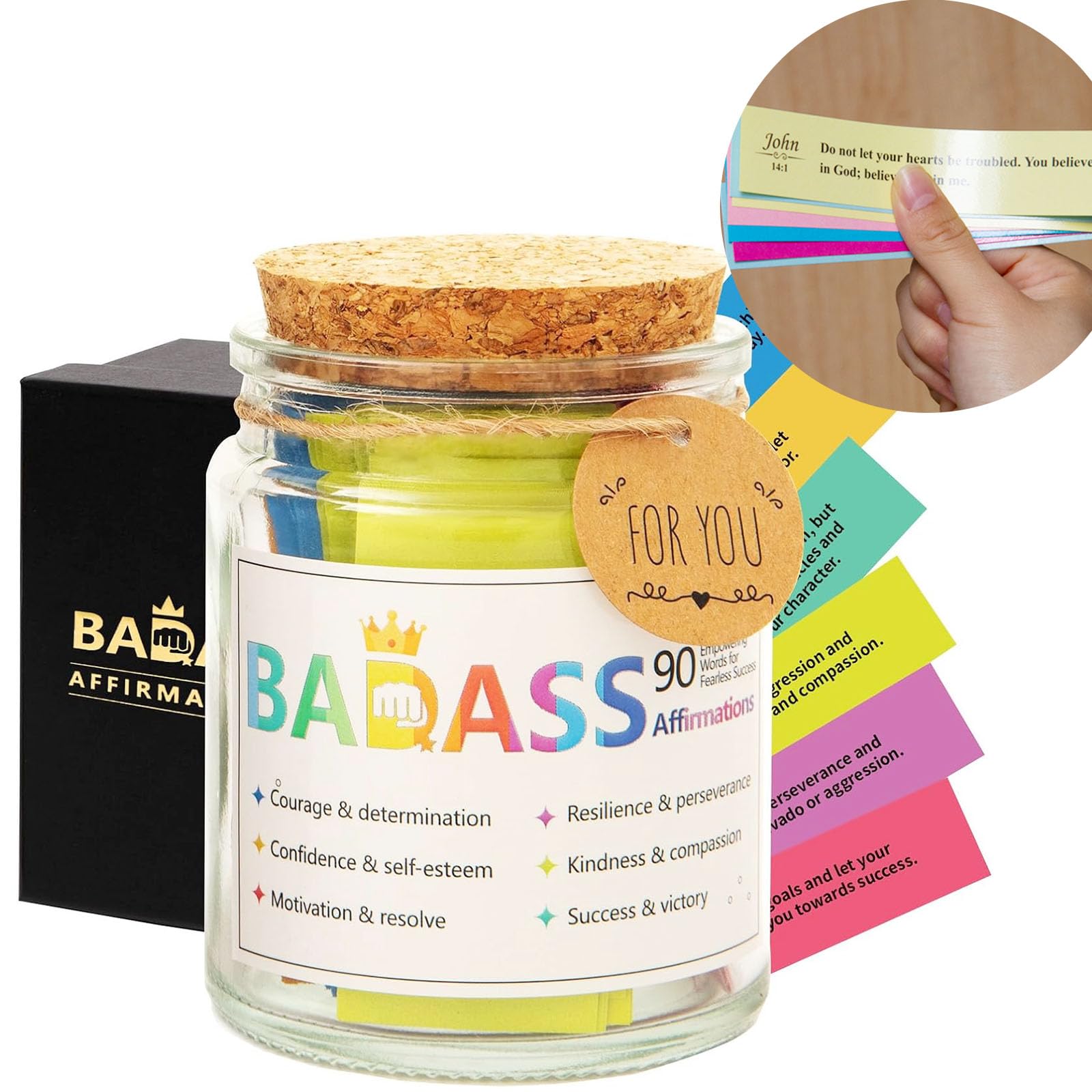 A&H Zier Christian Graduation Bible Verse Jar - Gifts for Women (Emotions and Feelings)