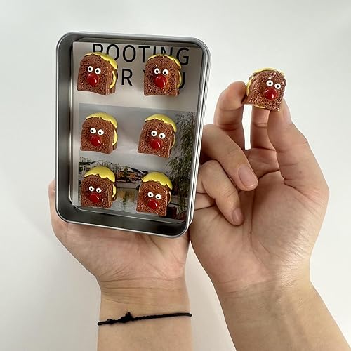 Miniatura 6 de Juego de 6 imanes de pizarra blanca divertidos, pequeños imanes decorativos para nevera, fuerte y fuerte