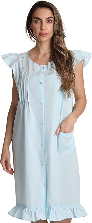 Dreamcrest Cap Sleeve Button Front Duster