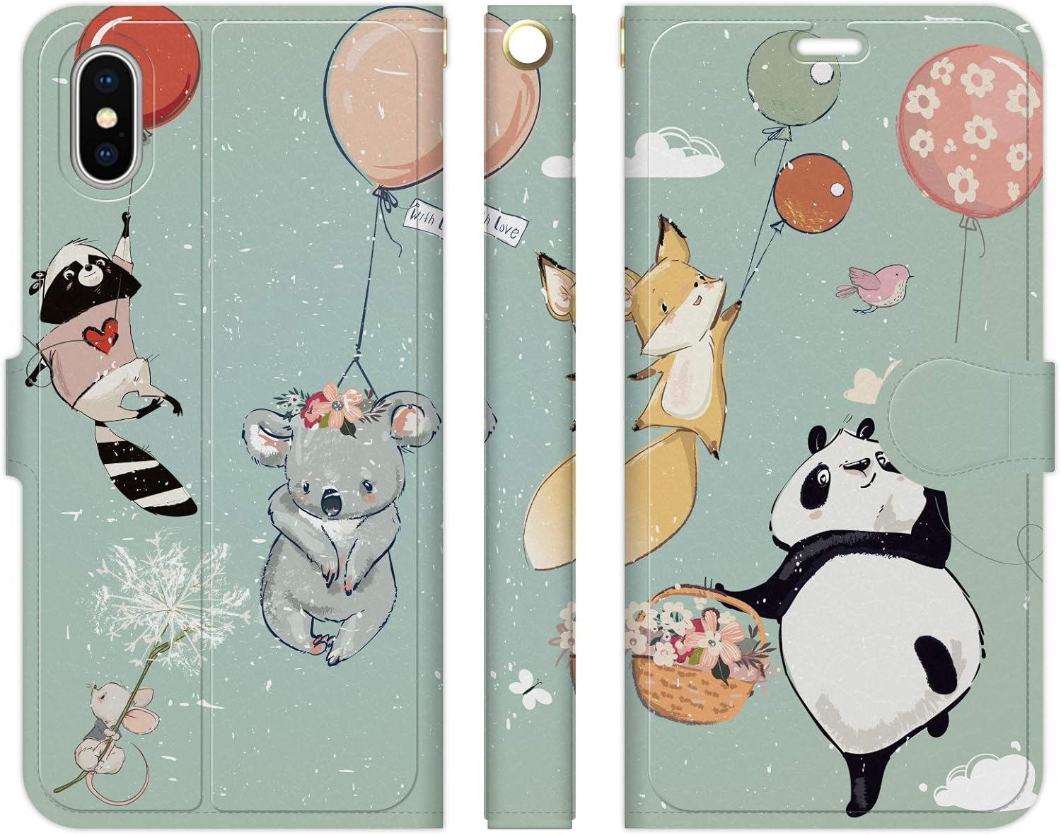 Ruuu Iphone Xr 手帳型 スマホ ケース カバー 動物 イラスト パンダ キツネ コアラ 風船 空 かわいい ほのぼの 絵本 ユニーク 個性的 ギフト グッズ 雑貨 おもしろ おしゃれ Ruuu Iphone Xr 手帳型 スマホ ケース カバー 動物 イラスト パンダ キツネ コアラ 風船 空 かわいい ほのぼの 絵本 ユニーク 個性的 ギフト グッズ 雑貨 おもしろ おしゃれ