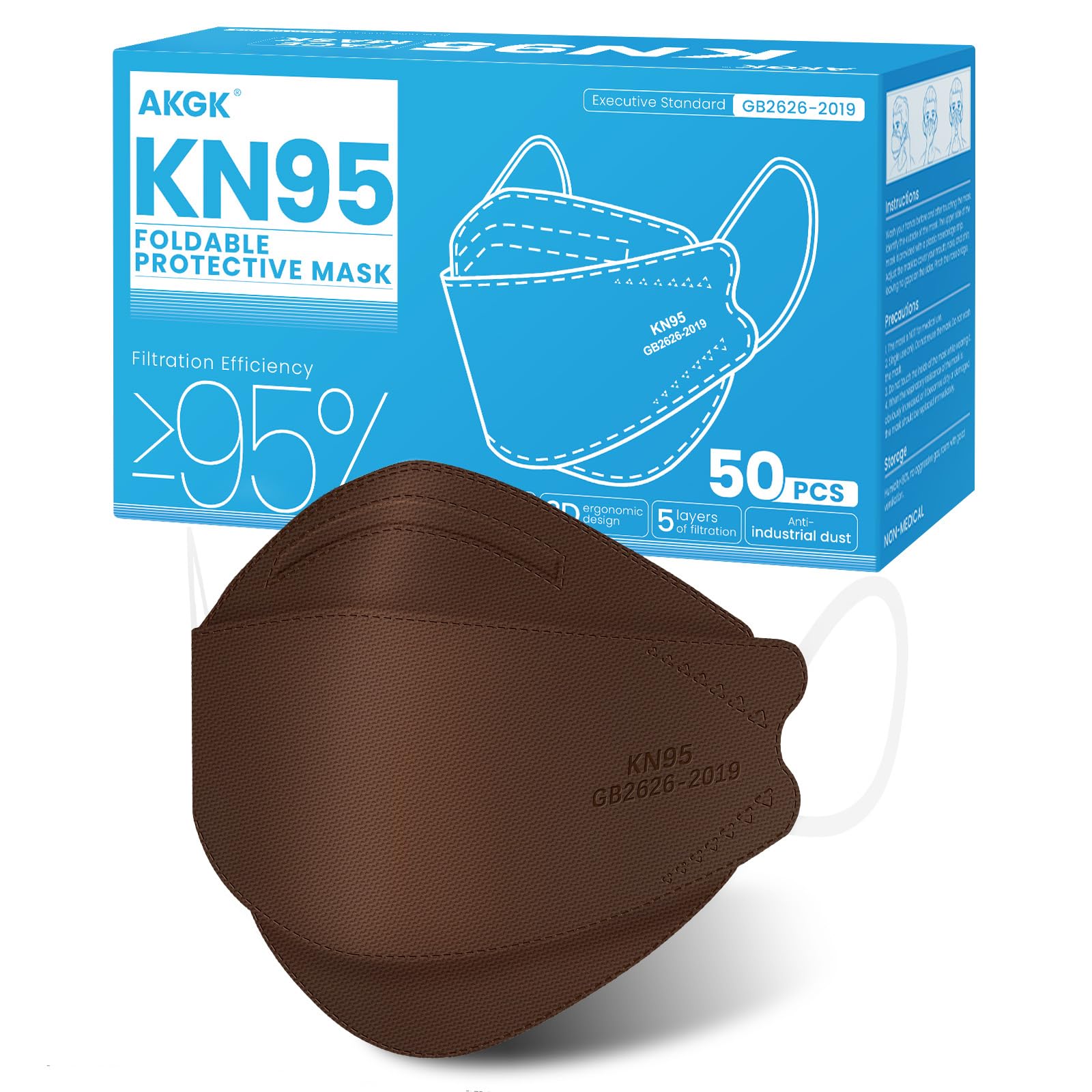 KN95 Face Masks - 50 Pack | PM2.5 Protection -20