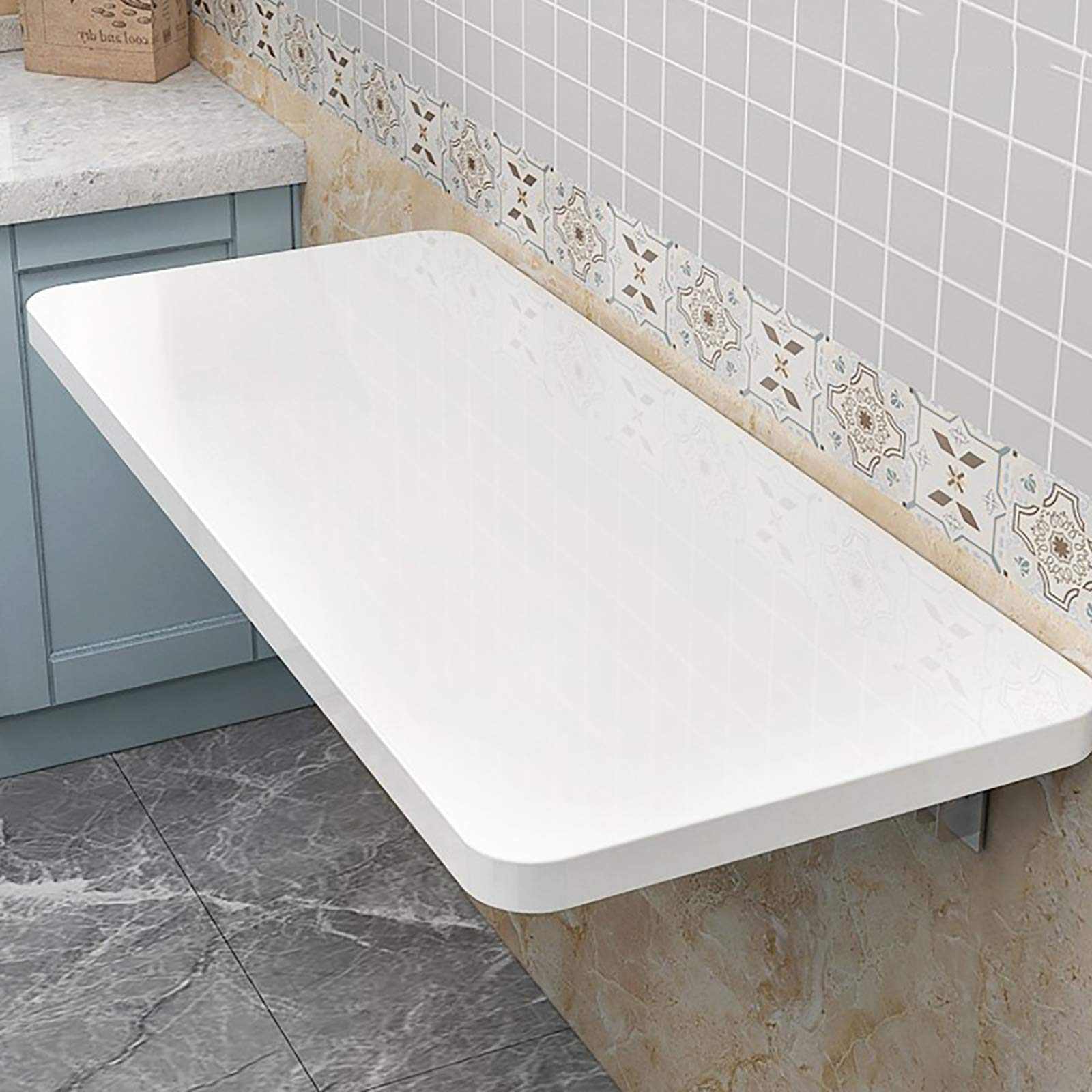 Table murale pliante pour bureau gain de place facile à installer