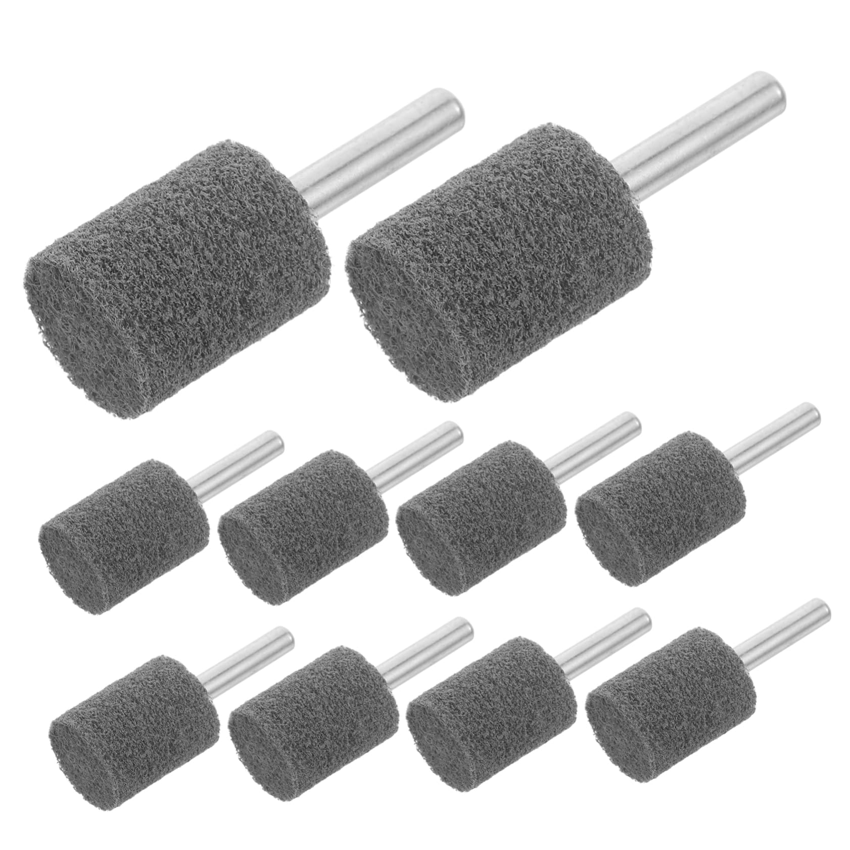 Cabilock 6mm Shank Drill Buffer Attachment 10pcs Nylon Grinding Head Multi-Function Polishing Kit for Metal