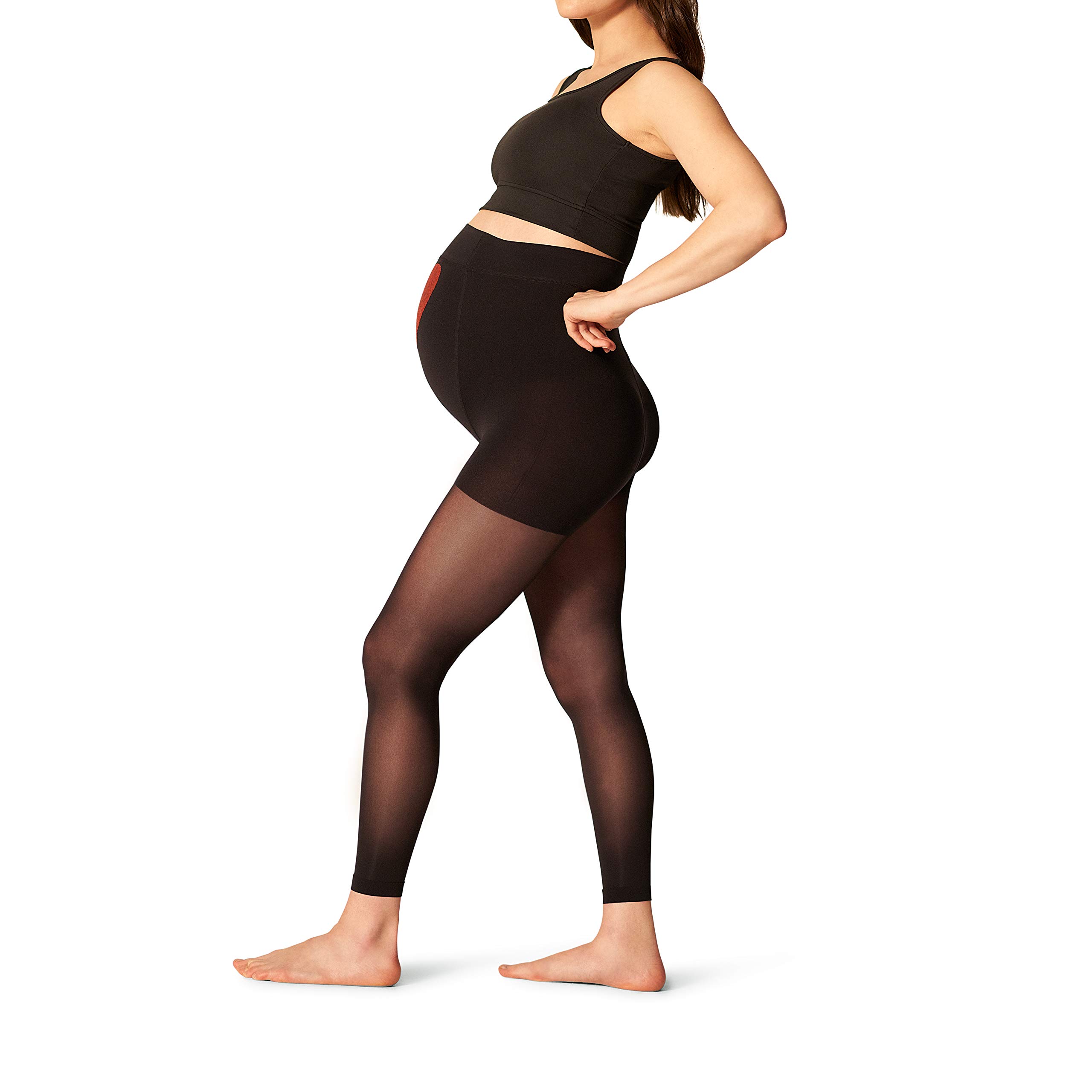 ITEM m6 - Umstandsleggings mit Kompression für Schwangere, Blickdicht, 50 DEN, Mama LEGGINGS