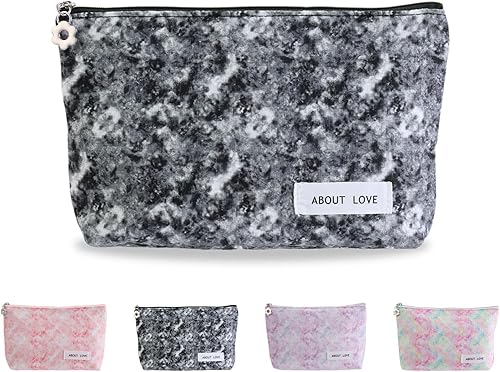 Miniatura 1 de SEAMOON Bolsa de cosméticos, bolsa de maquillaje estética,Pequeña bolsa de maquillaje para viajes,Bolsa de cosméticos de gran capacidad para