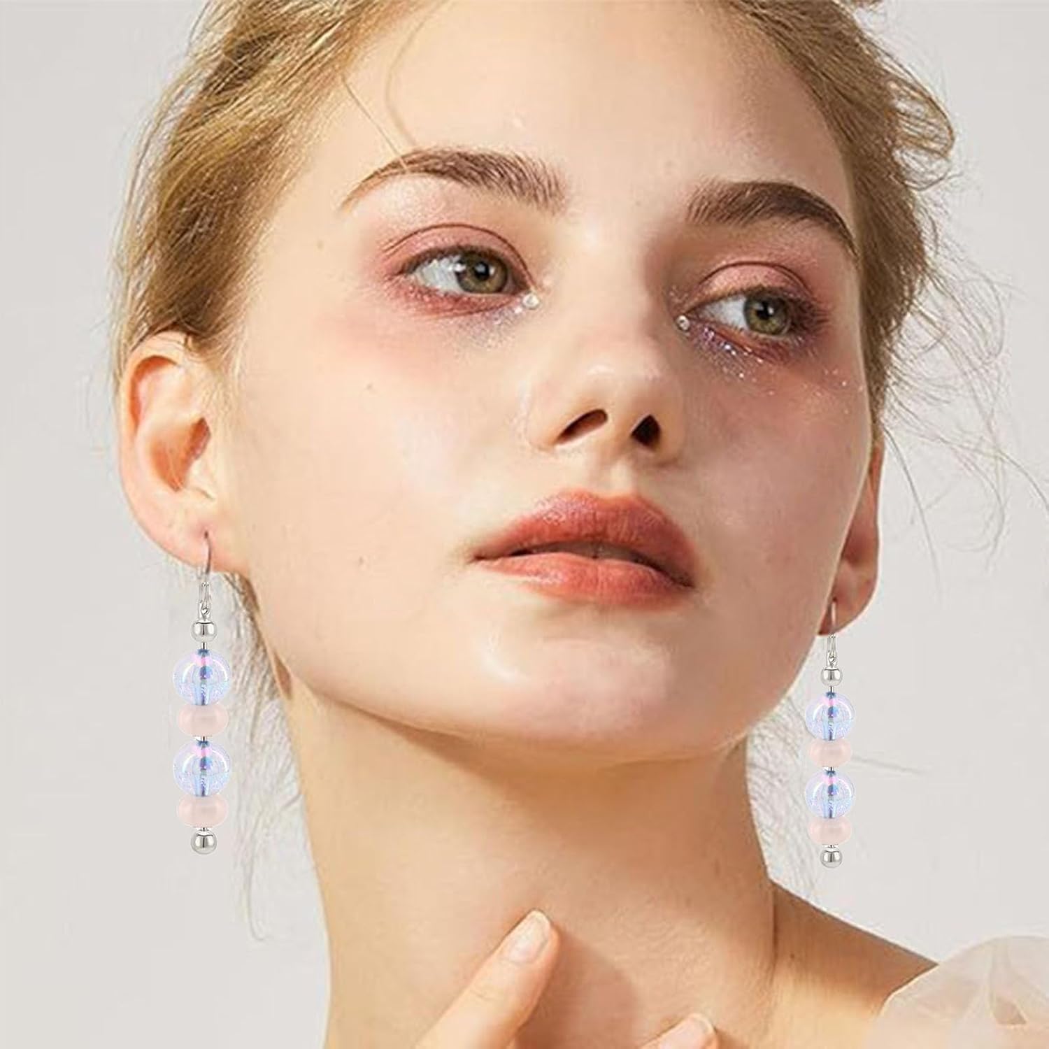 14 Colors Beadable Earring Bars 28pcs Beadable Bar Links Dangle Earrings Blank Beading Earrings Finding Jewelry Connectors for Jewelry Making DIY Crafts Earring Charms 2.9 Inch Long