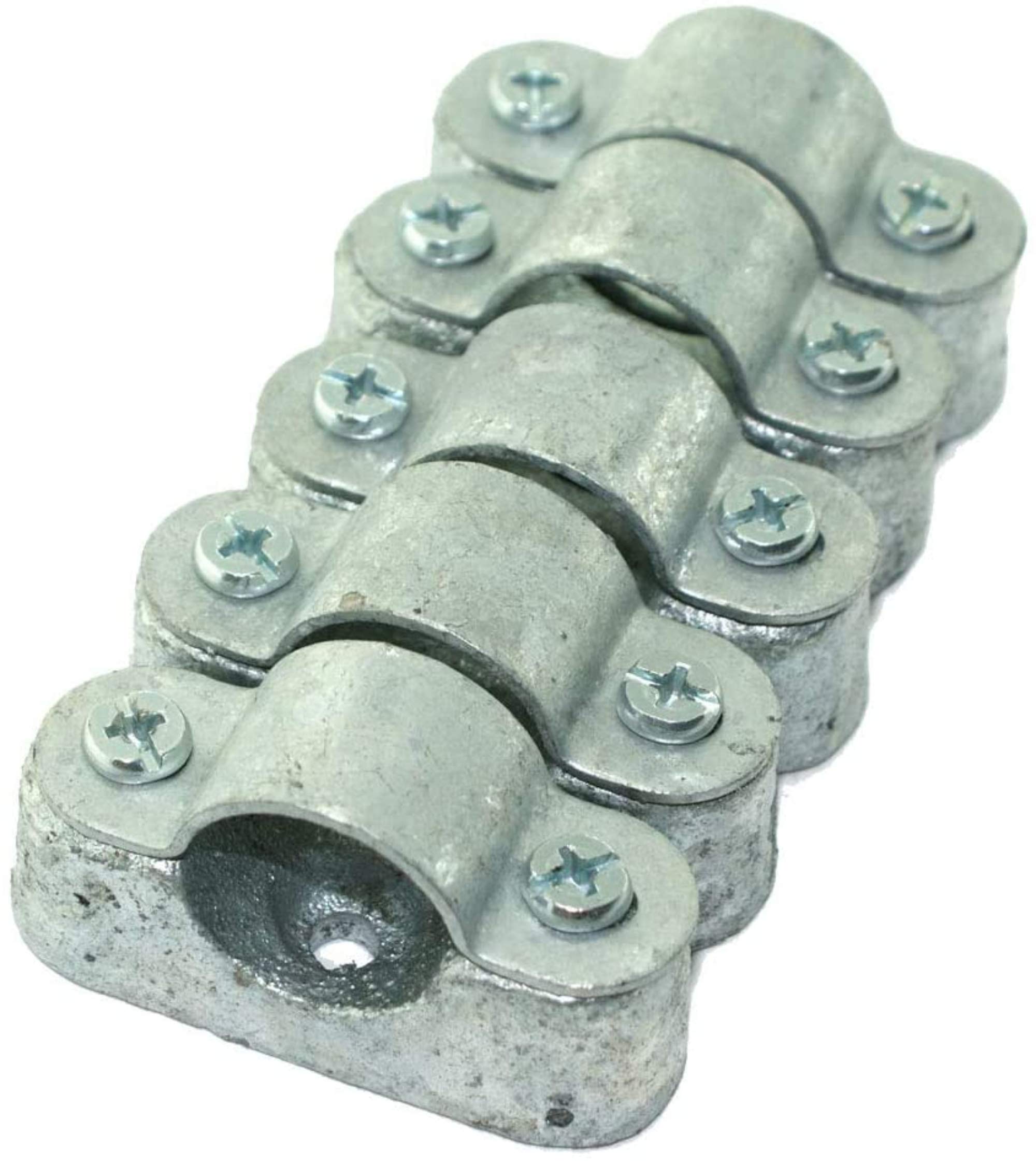 Electrical4all Light Niglon 25Mm Distance Saddle Galvanised For Conduit Steel Conduit Tube, Fittings & Accessories 1,5,10,15,20,50,100 (15)