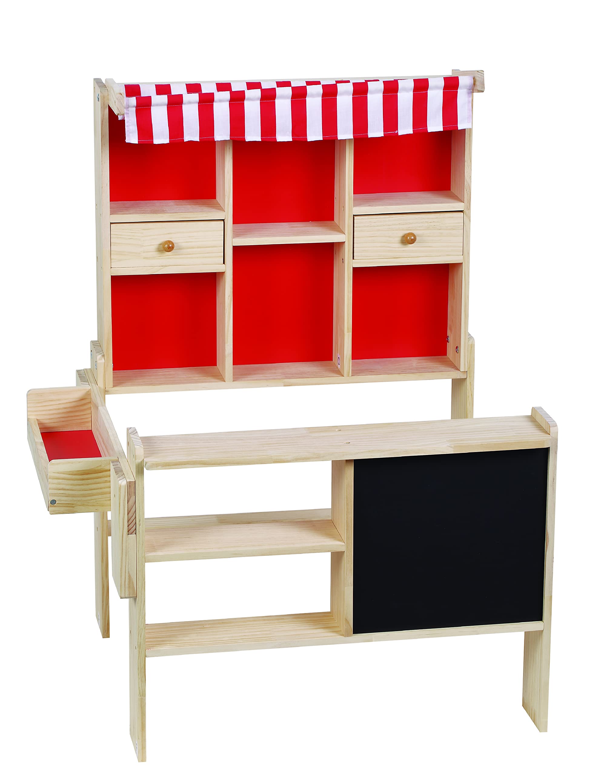 Buy jumini Wooden Toy Shop / Market Stall / Supermarket Kids Pretend