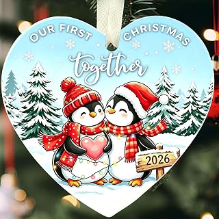 Christmas Ornaments Our First Christmas Together Ornament 2026 Our First Xmas Married Ornament Mr and Mrs Unique Couple Gifts for Wedding Bridal Shower Bride to be Newlyweds Her Women