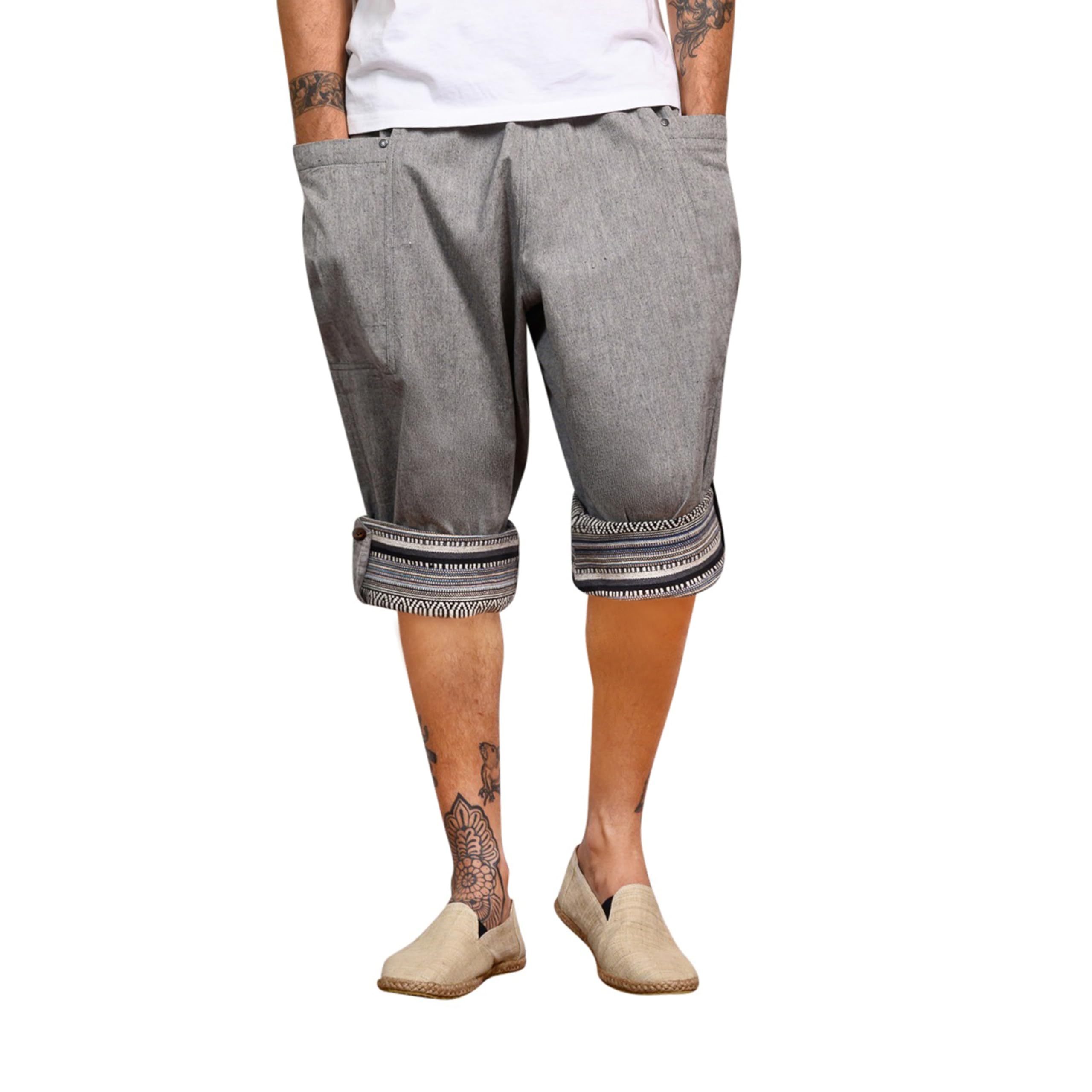 Pantalon thaï pleine lune - pantalon portefeuille femme - pantalon bohème coupe ample - pantalon été fluide - pantalon yoga taille unique - France