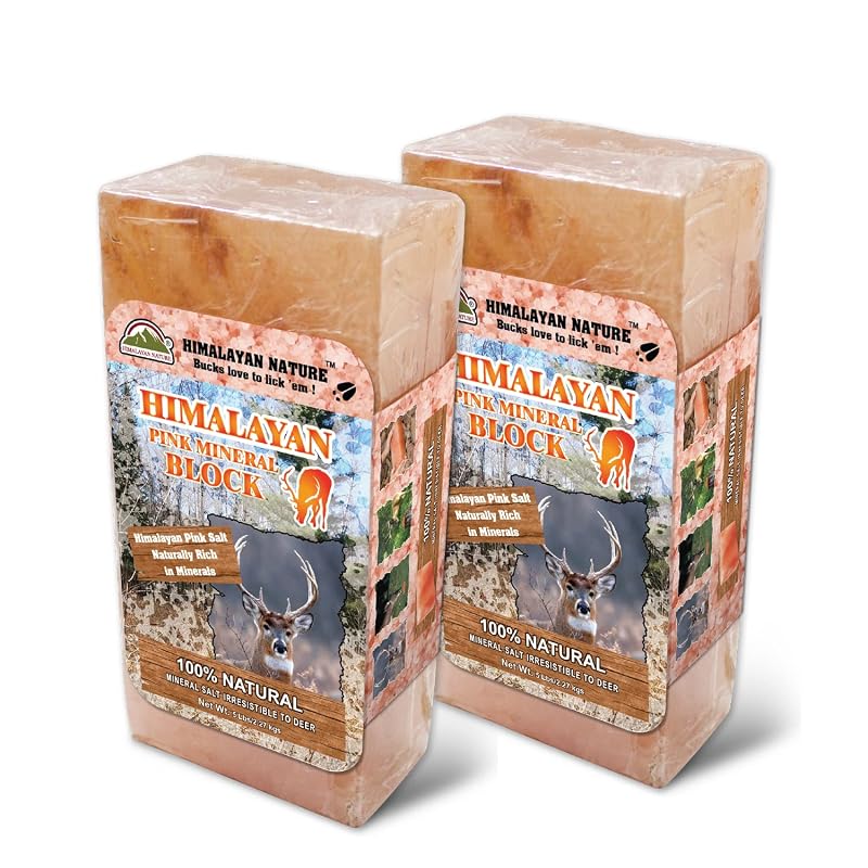 Lambedor de Sal Mineral para Cavalos Himalayan Nature, Bloco de Sal Rosa do Himalaia, 3,63 kg