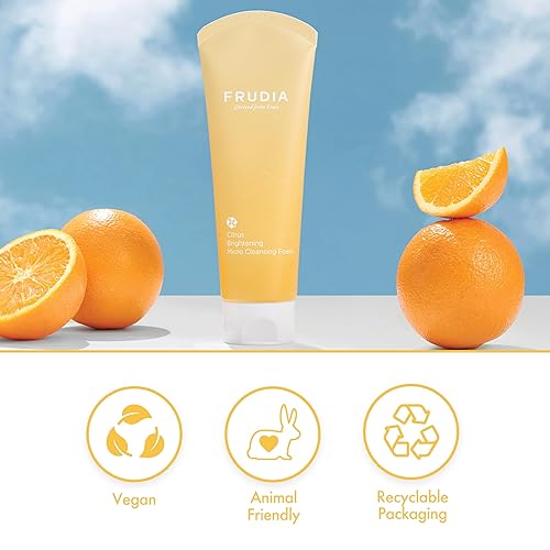 Miniatura 10 de WELCOS FRUDIA Blueberry Gel limpiador hidratante a espuma  Limpiador facial hidratante para hombres y mujeres  Lavado facial para piel seca, piel