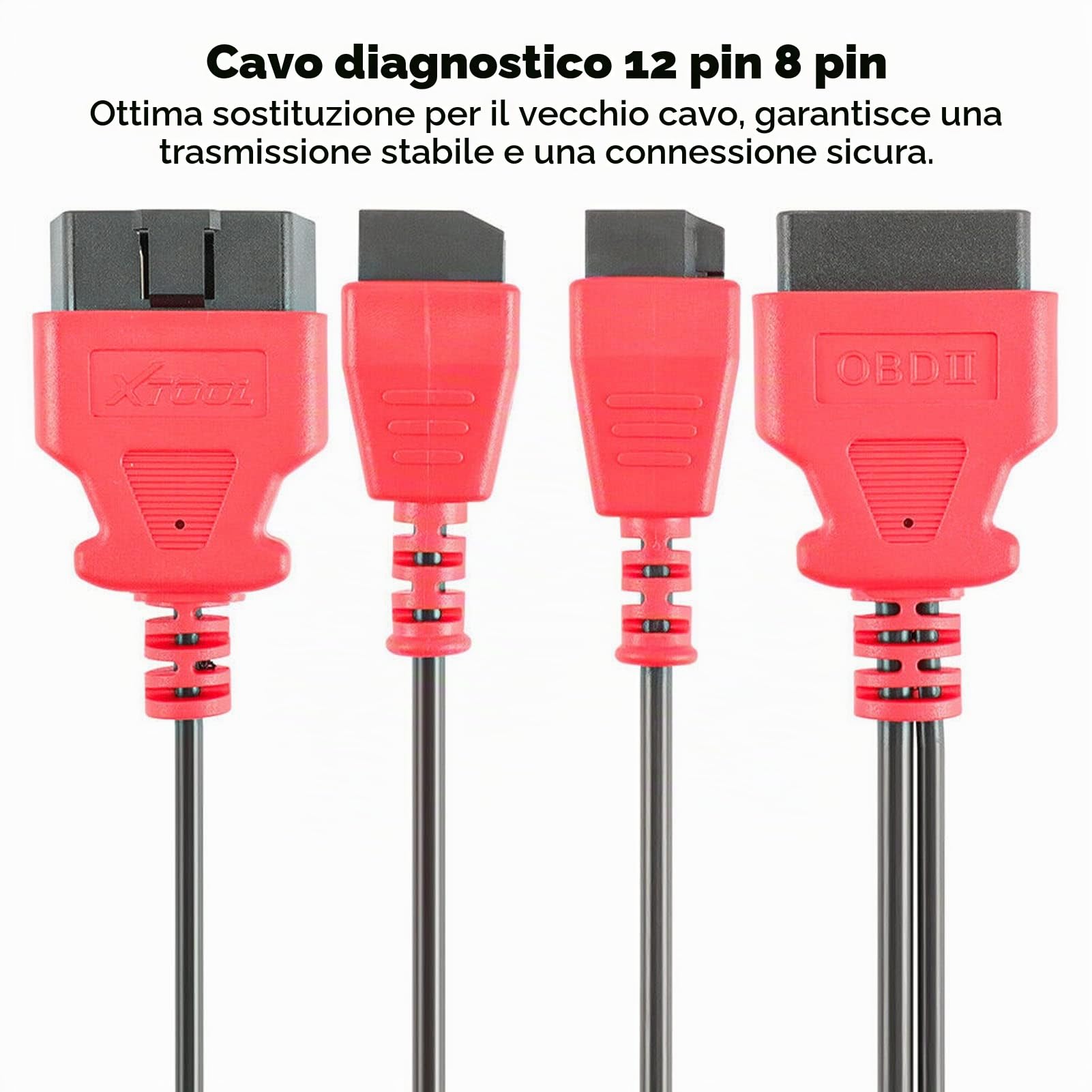 Cavo di Bypass Diagnostico Universale OBD2 con Adattatore 12 + 8 Connettore per Tutti i Veicoli FCA, Strumenti
