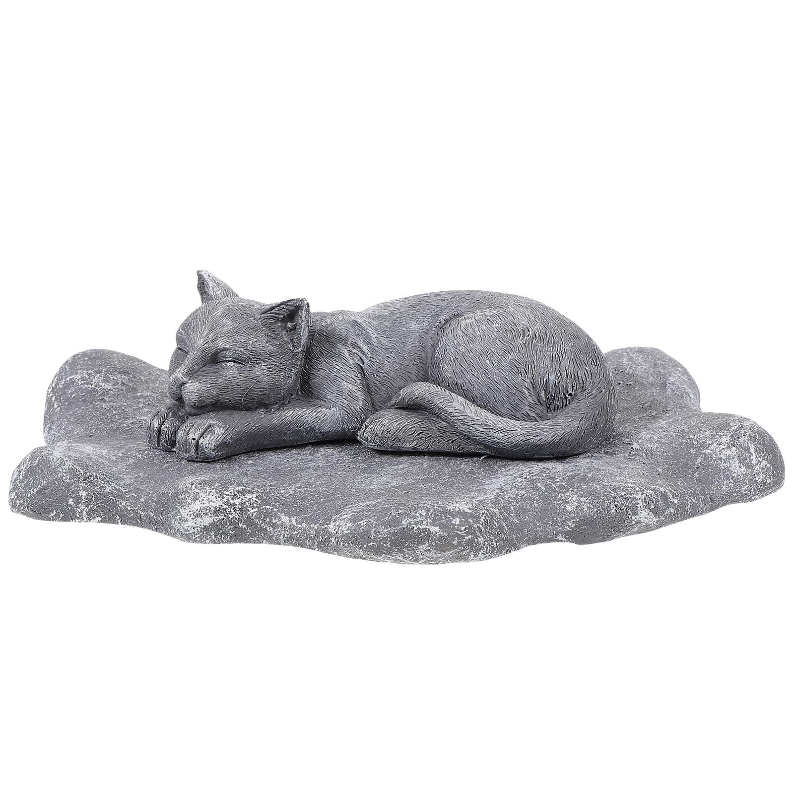Mémorial délicat pour chat et chien résine anti-intempéries jardin
