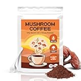 Instant Mushroom Coffee with Lions Mane & Cordyceps - Focus & Energy Support, Immune & Cognitive Boost, Low Caffeine Natural Coffee Alternative Powder