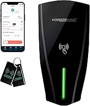 VORSPRUNG® Alpha Max Untethered EV Charger 7.4kW | Type 1 & Type 2 Socket | WiFi, Ethernet & RFID | OCPP 1.6J | Single Phase | IP65 Weatherproof | 3-Year Warranty