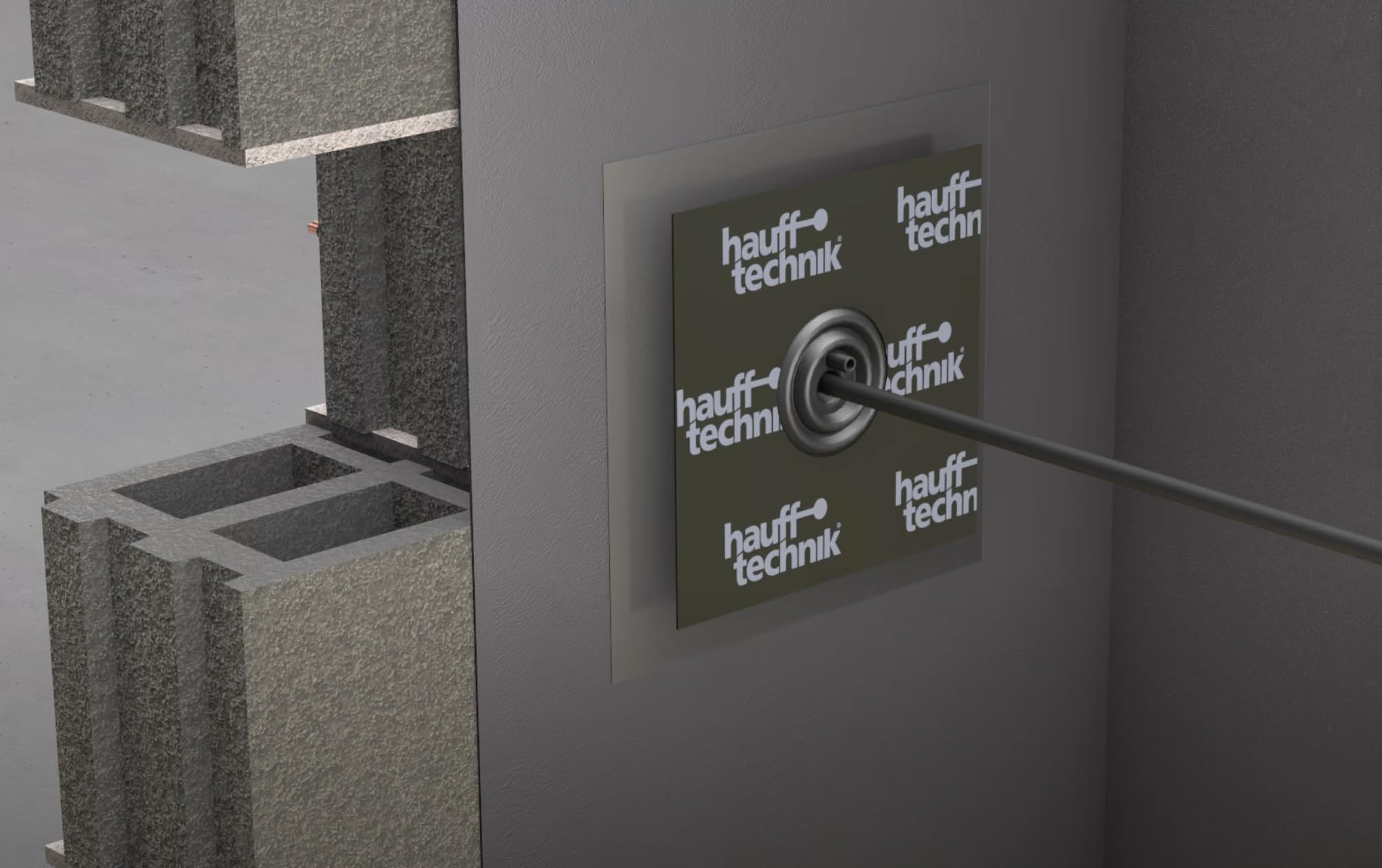 Elektrokabel-Durchführung für ein Elektrokabel mit Druchmesser 7-15 mm, Einzel-Hauseinführung, Gas- und Wasserdicht, EKD 25