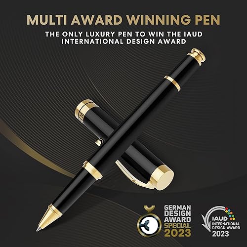 Miniatura 2 de Bolígrafos de lujo de punta redonda de escritura suave Miscoos Nice para hombres y mujeres, juego de bolígrafos de regalo para oficina ejecutiva,