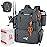 KastKing Bait Boss Pro Fishing Tackle Backpack with Rod Holders, 4 Tackle Boxes, 45L Large Storage Bag for Fishing Gear, Gray